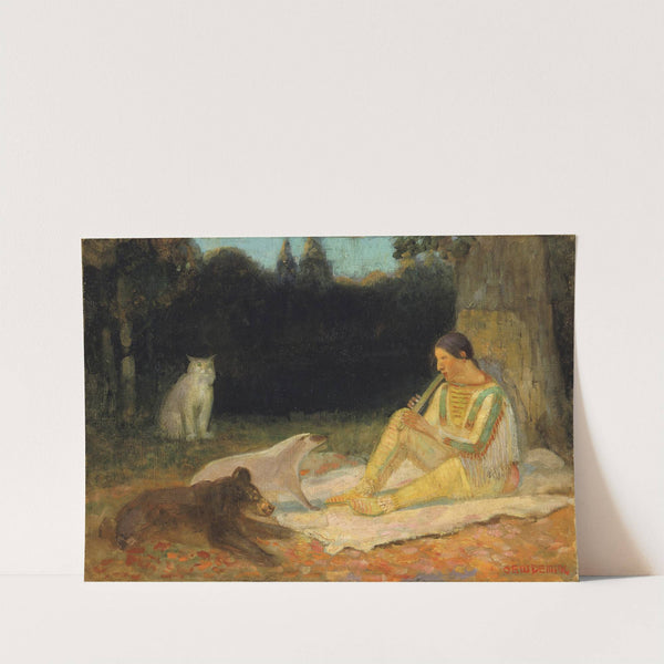 The Flute Player by Edwin Willard Deming