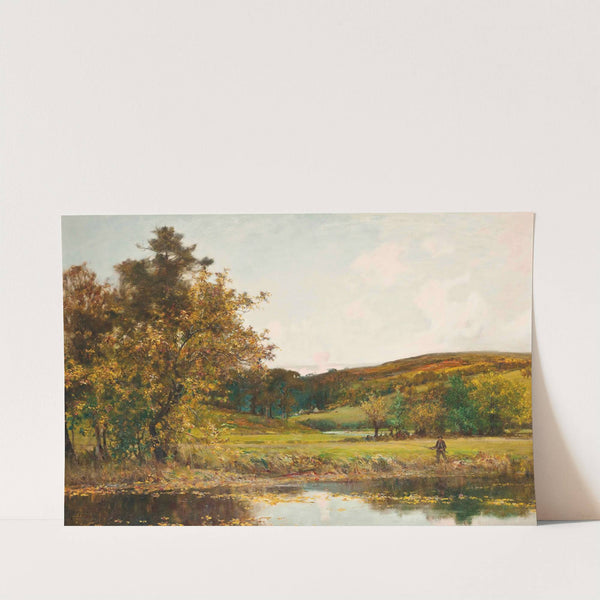 The Fly-Fisherman by Sir Alfred East