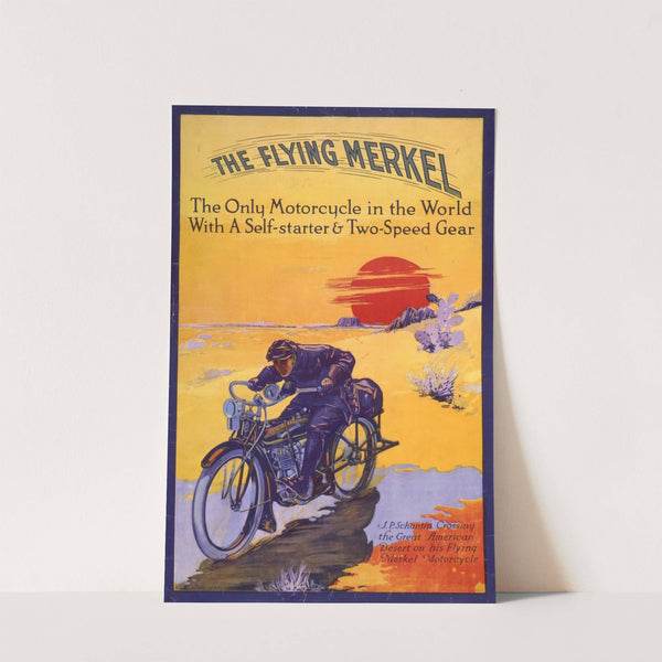 The flying Merkel by Anonymous
