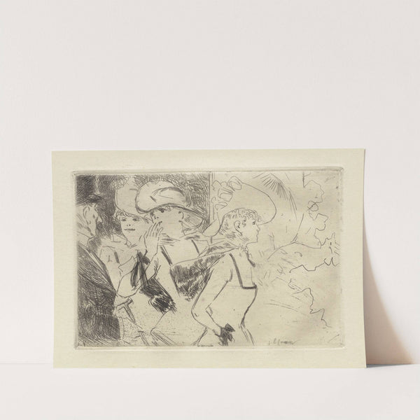 The Folies-Bergère (c. 1880-86) by Jean-Louis Forain