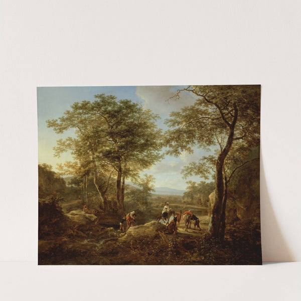 The Ford and Halt of the Travelers by Jan Both