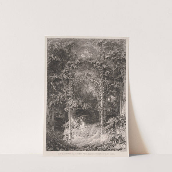 The Forest Maiden (1845) by Eugen Napoleon Neureuther