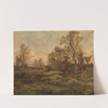 The Forest of Fontainebleau - Autumn Evening by Théodore Baron