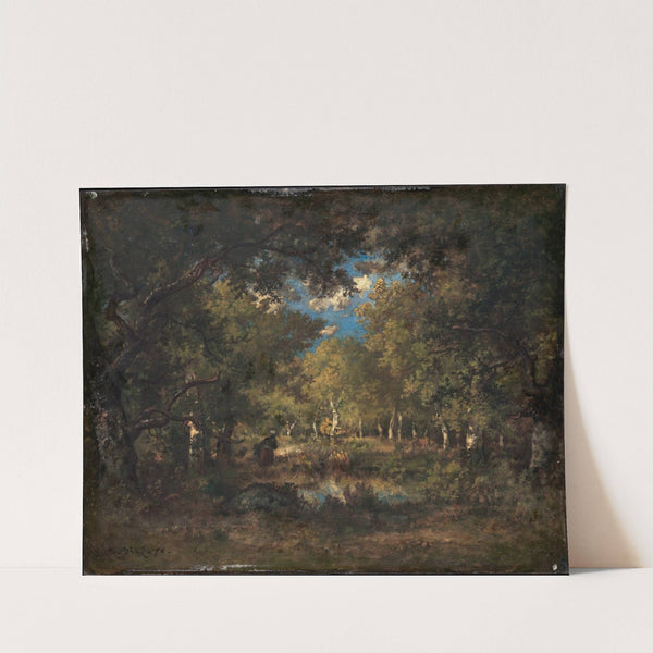 The Forest of Fontainebleau by Narcisse-Virgile Diaz de La Peña