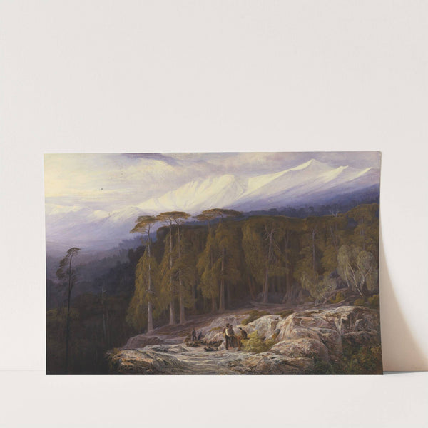 The Forest of Valdoniello, Corsica by Edward Lear