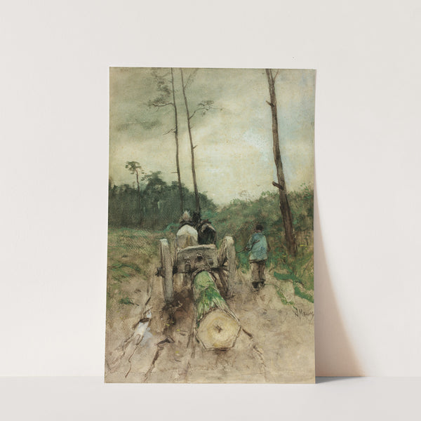 The Forester’s Cart by Anton Mauve