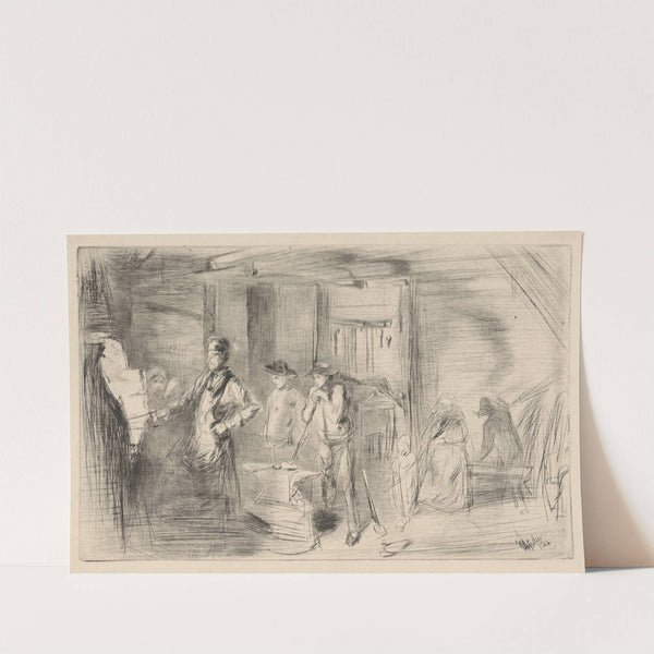 The Forge (1861) by James Abbott McNeill Whistler