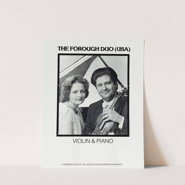 The Forough Duo (Usa). Violin & Piano by U.S. Information Agency