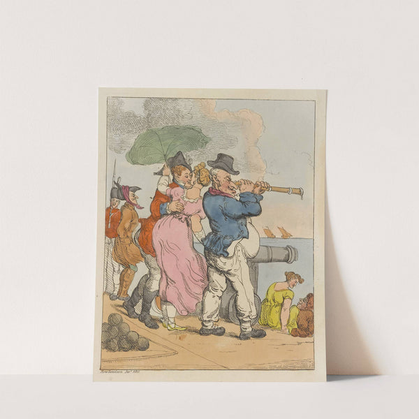 The fort (1815) by Thomas Rowlandson