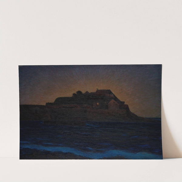 The Fortress at Varberg by Karl Nordström