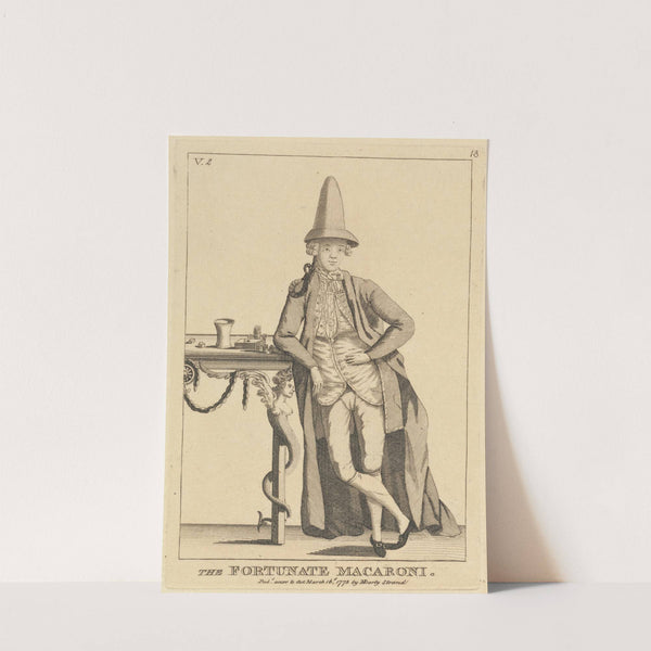 The Fortunate Macaroni by Mary Darly