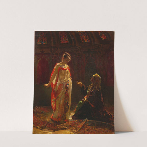 The Fortune Teller by Édouard Frédéric Wilhelm Richter