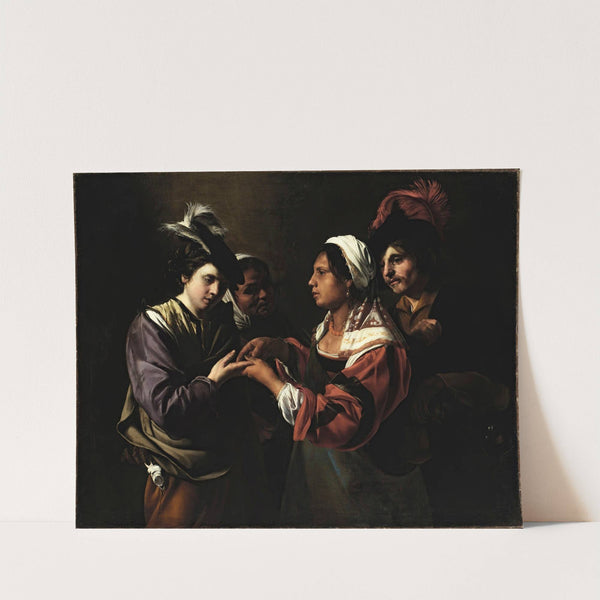 The Fortune Teller (ca. between 1616 and 1617) by Bartolomeo Manfredi