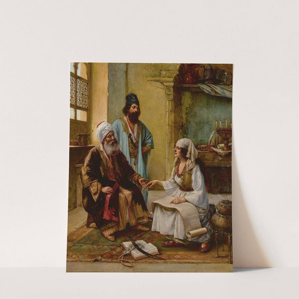 The fortune teller by Clément Pujol de Guastavino