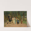 The fortune teller ( 1878) by Adrien Moreau