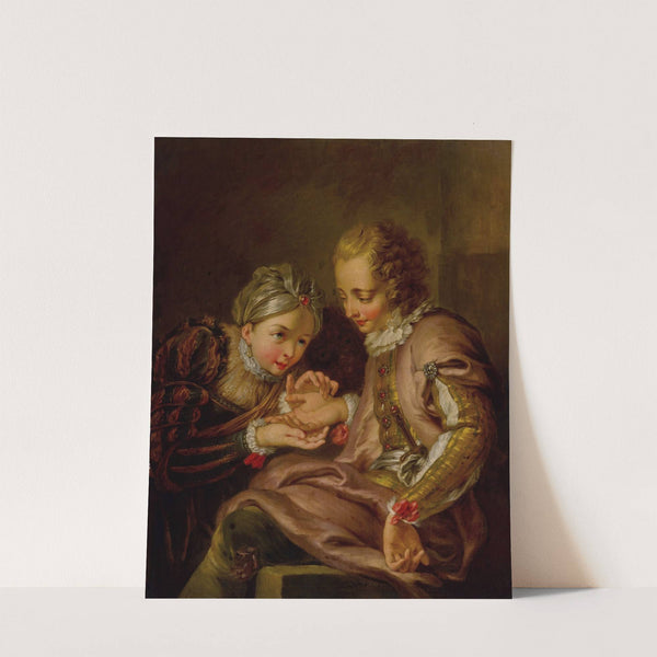 The fortune teller by Charles-Antoine Coypel