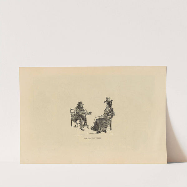 The fortune teller (1893-1900) by Charles Dana Gibson