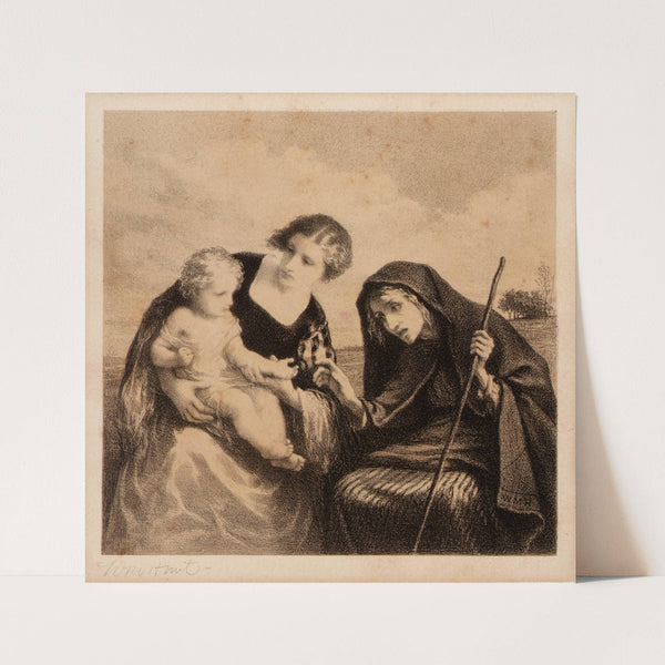 The Fortune Teller (ca. 1857-1858) by William Morris Hunt