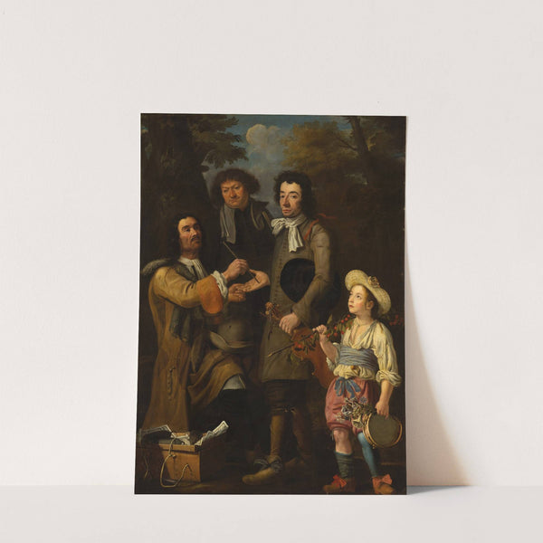 The Fortune Teller, or Allegory of the Five Senses by Almanach