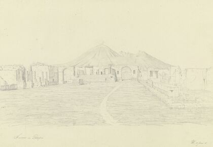 The forum in Pompeii