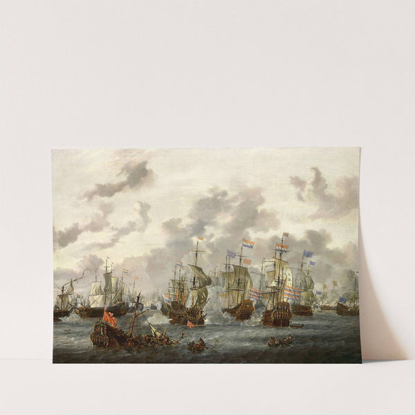 The Four Days’ Battle by Abraham Storck