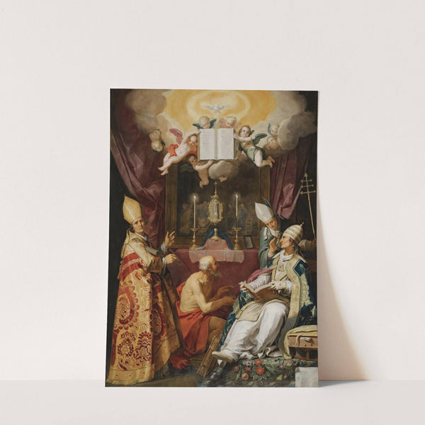 The Four Fathers Of The Latin Church by Abraham Bloemaert