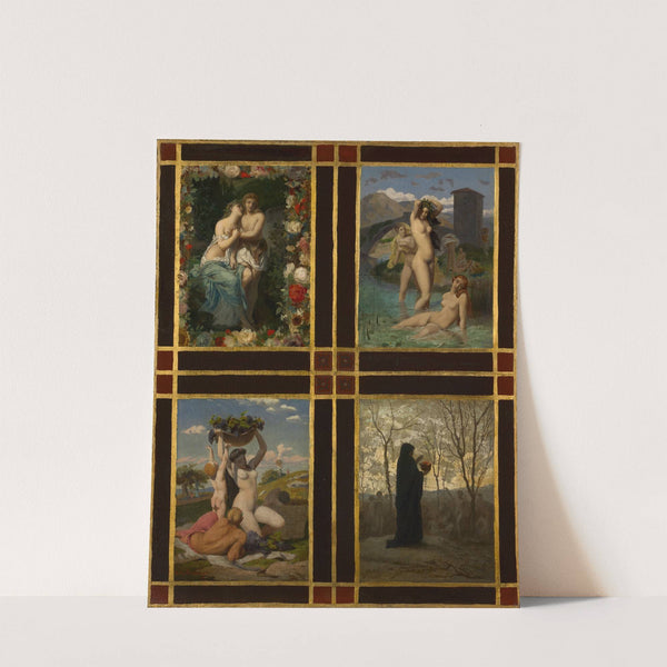 The Four Seasons (1850) by Jean-Léon Gérôme