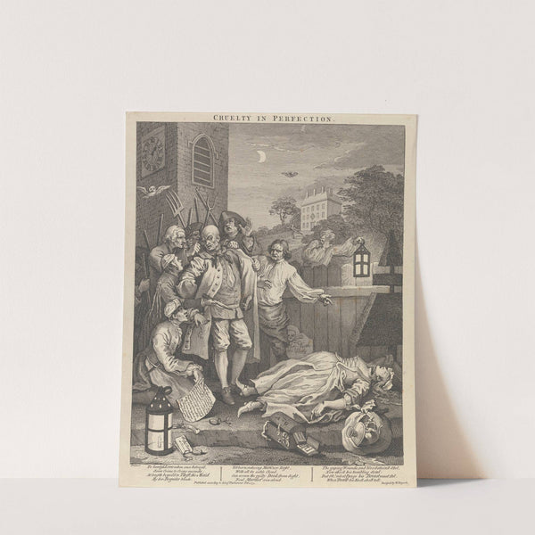 The Four Stages of Cruelty; Cruelty in Perfection (The Murderer) by William Hogarth
