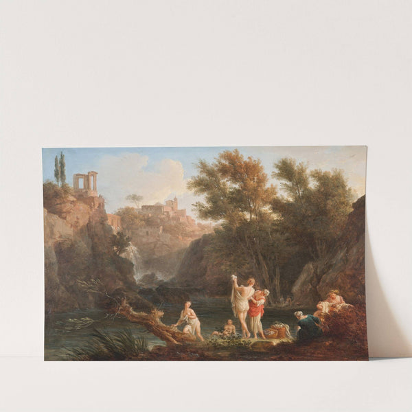The four times of day- Evening (1757) by Claude-Joseph Vernet