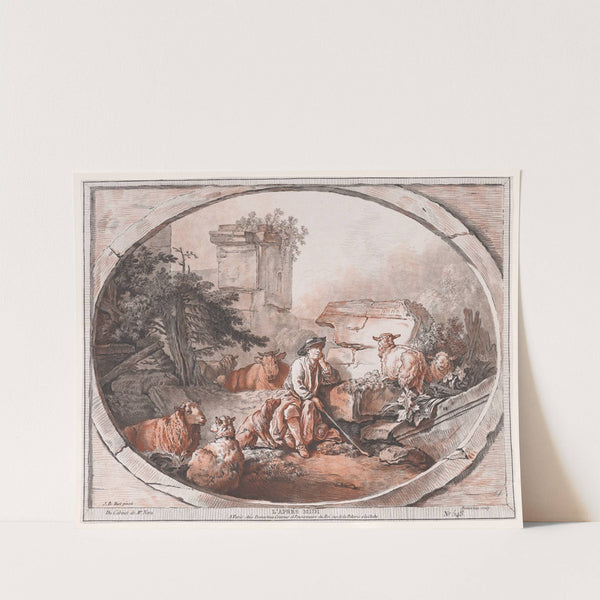 The Four Times of Day; L’Après Midi (1776) by Gilles Demarteau the Elder