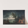 The four times of day- Night (1757) by Claude-Joseph Vernet