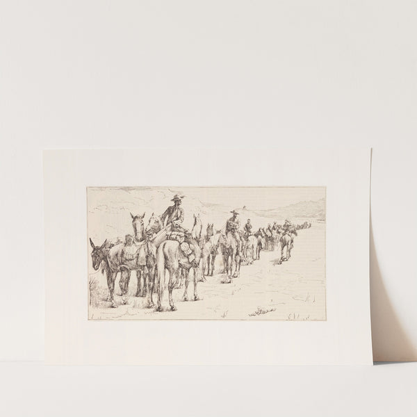 The fourth trooper (1886) by Frederic Remington