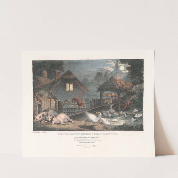 The Fox Silently Entering the Poultry Yard by Thomas Mann Baynes
