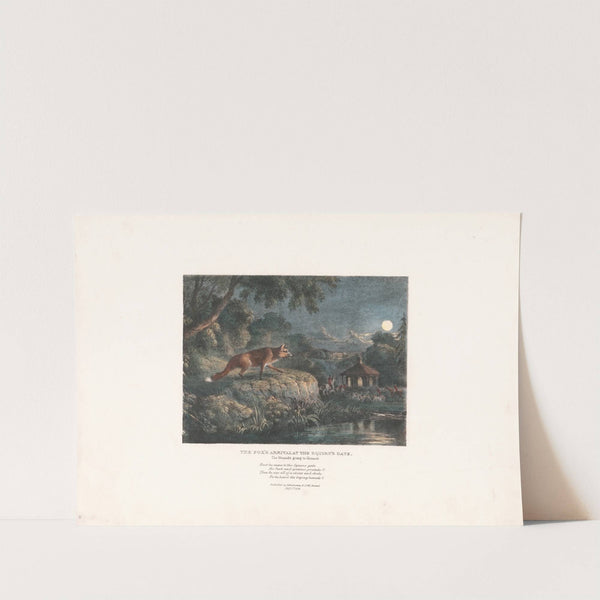 The Fox's Arrival at the Squire's Gate by Thomas Mann Baynes