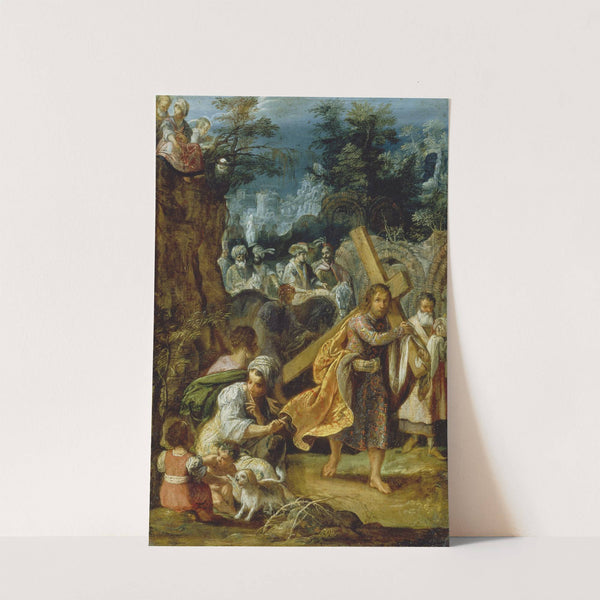 The Frankfurt Altarpiece of the Exaltation of the True Cross, Emperor Heraclius’ Entry into Jerusalem (1603 – 1605) by Adam Elsheimer