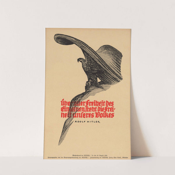 The freedom of our people stands above the freedom of the individual. by Anonymous