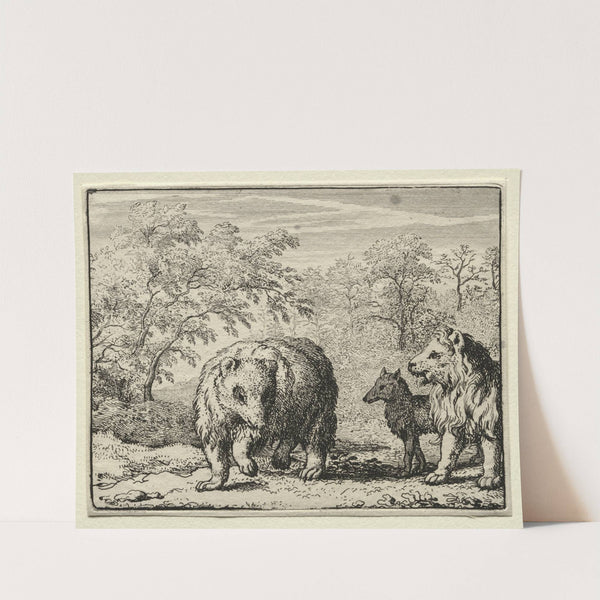 The Freeing of the Wolf and the Bear (1650–1675) by Allaert van Everdingen