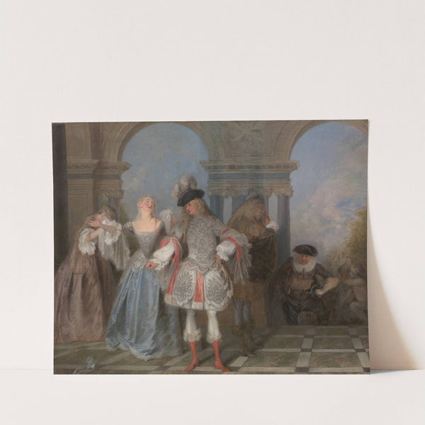 The French Comedians by Jean-Antoine Watteau