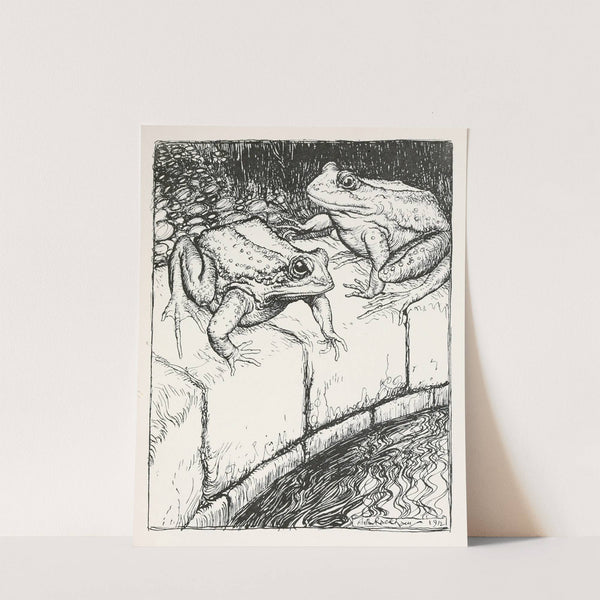 The Frogs and the Well (1912) by Arthur Rackham