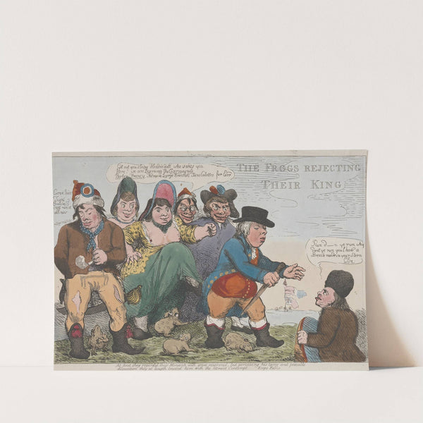 The Frogs Rejecting their King by John Cawse