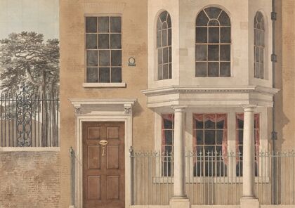The Front of a Town House — size preview