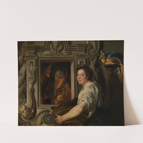 The Fruit Seller by Jacob Jordaens