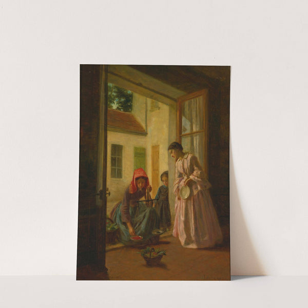 The fruit vendor by Théophile Duverger