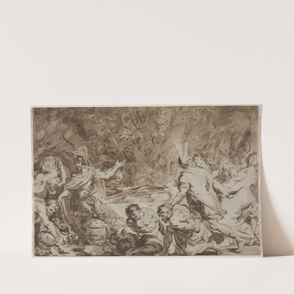 The Funeral of Decius Mus (1774) by Jean-Honoré Fragonard