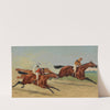 The Futurity 1892 with Morello, Lady Violet and St. Leonards (1892) by Henry Stull