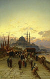 The Galata Bridge, Constantinople