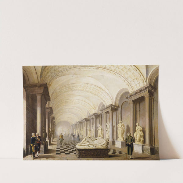 The Gallery of the Muses, in the Royal Museum at the Royal Palace, Stockholm by Pehr Hilleström