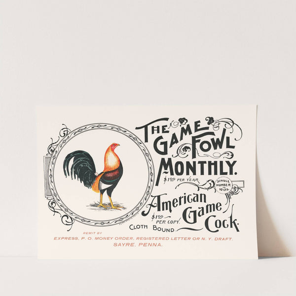 The game fowl monthly...American game cock by Anonymous