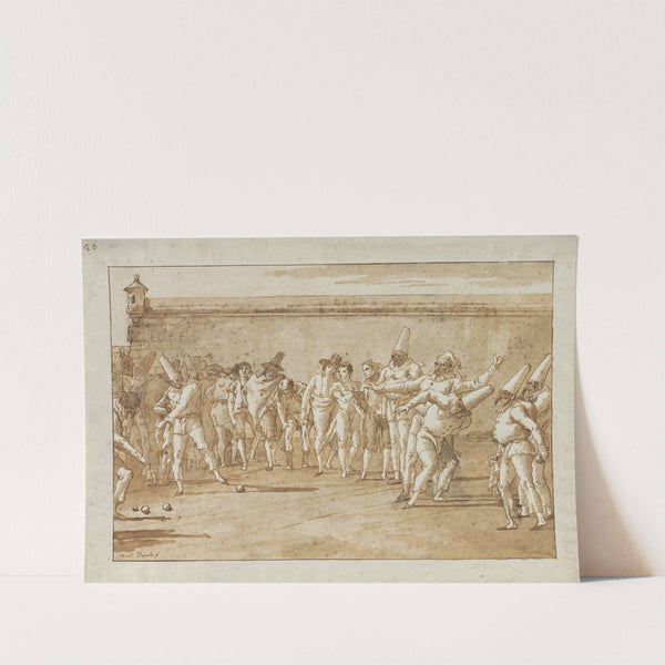 The Game of Bowls (1797–1804) by Giovanni Domenico Tiepolo