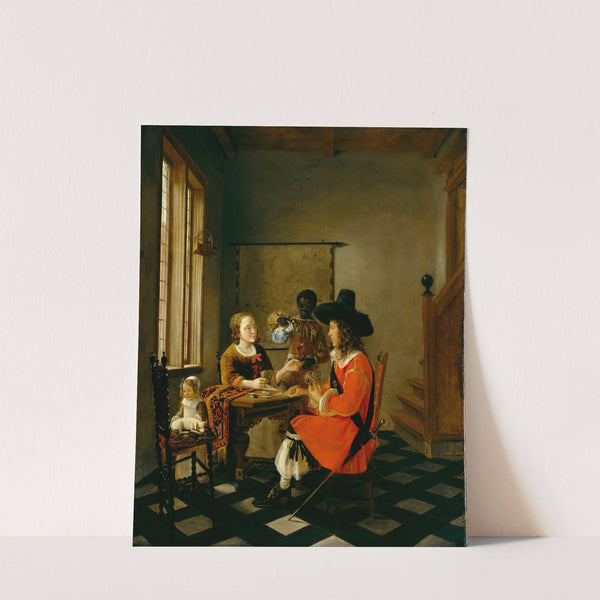 The Game of Cards by Hendrick van der Burgh